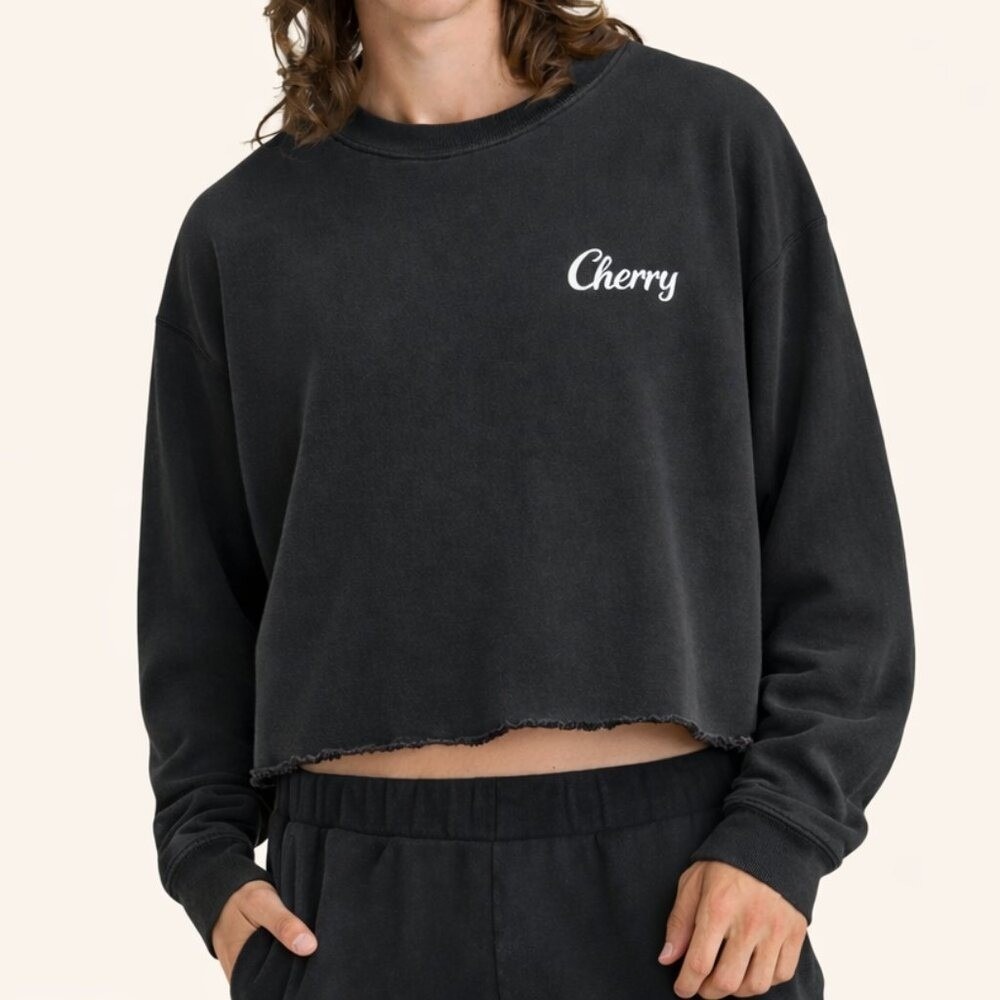Cherry‎ LA Chainstitch Logo Crewneck Vintage Black XXL